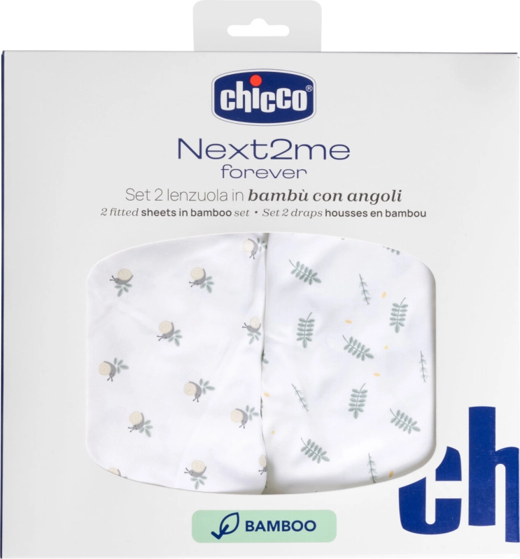 Chicco Prześcieradło Next2Me Forever Greenery