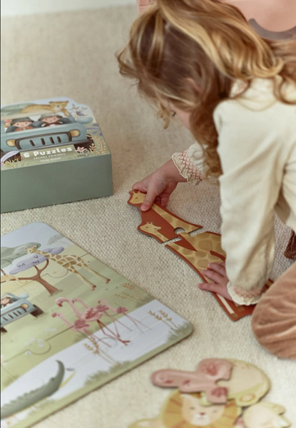 Little Dutch Puzzle XL Safari Friends FSC