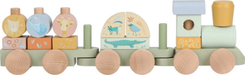 Little Dutch - drewniany pociąg | Safari Friends FSC