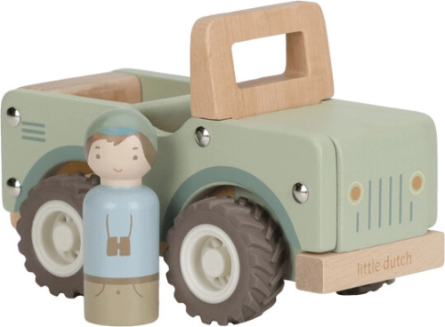 Little Dutch - drewniany samochodzik | Safari Friends FSC