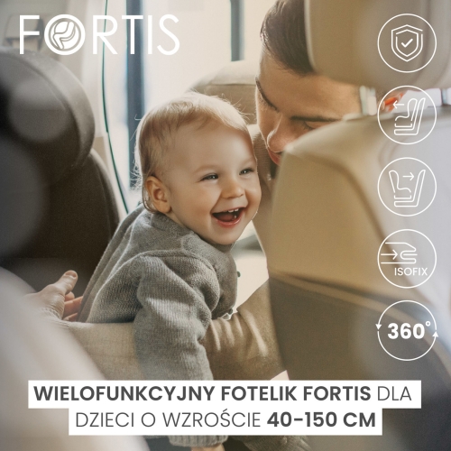 Caretero Fortis I-Size Graphite