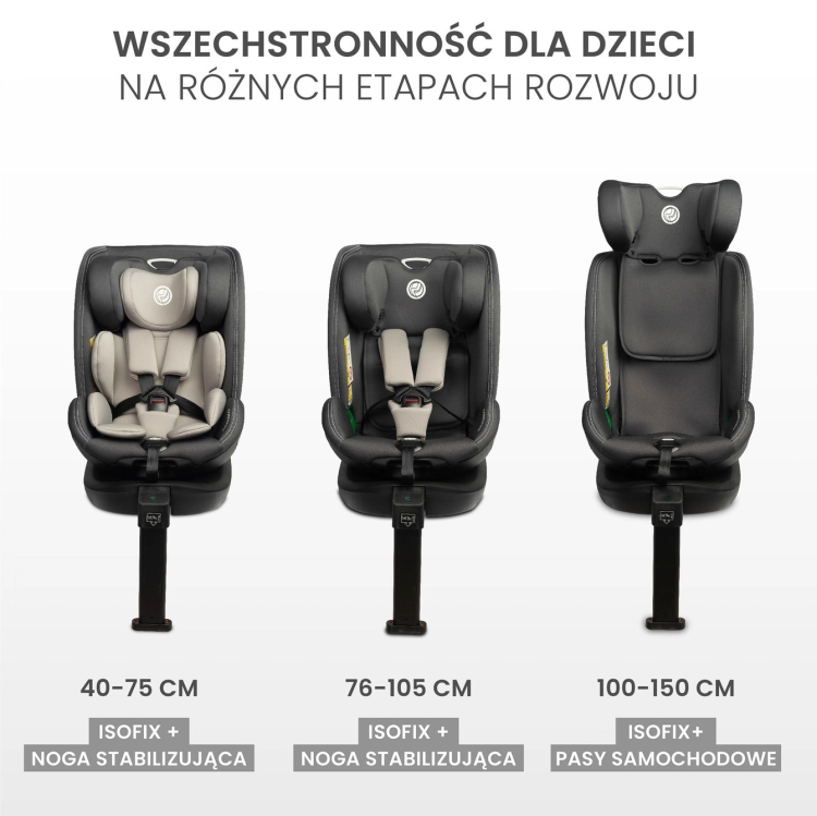 Caretero Fortis I-Size Graphite