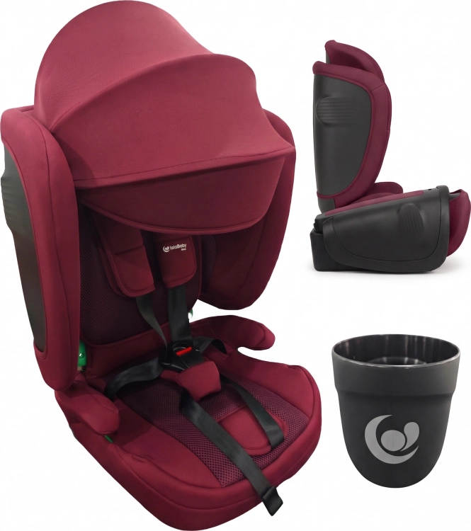 IslaBaby Titan fotelik samochodowy dla dziecka 9-36 kg burgundy