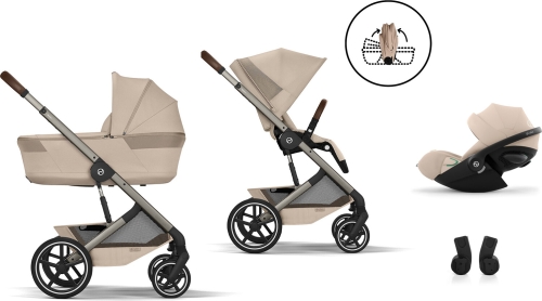Cybex Gold Balios S Lux 3.0 FOLD PROMO S Almond Beige