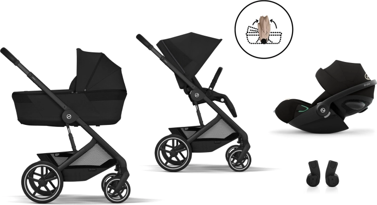 Cybex Gold Balios S Lux 3.0 FOLD PROMO S Moon Black