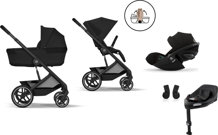 Cybex Gold Balios S Lux 3.0 FOLD PROMO M Moon Black