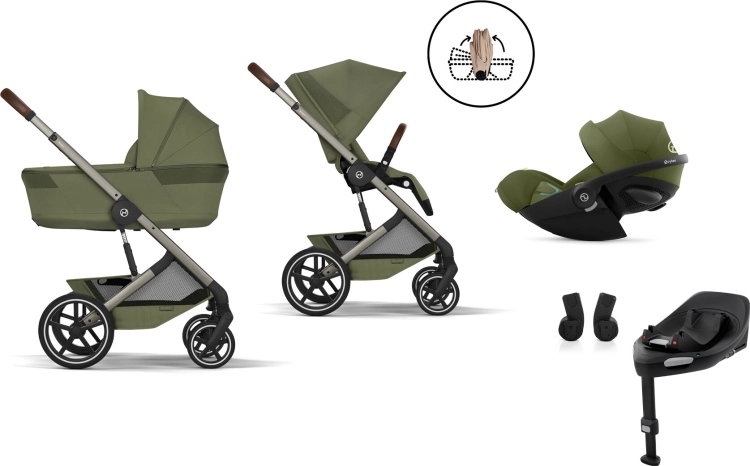 Cybex Gold Balios S Lux 3.0 FOLD PROMO M Moss Green