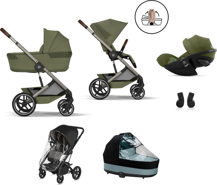 Cybex Gold Balios S Lux 3.0 FOLD PROMO L Moss Green