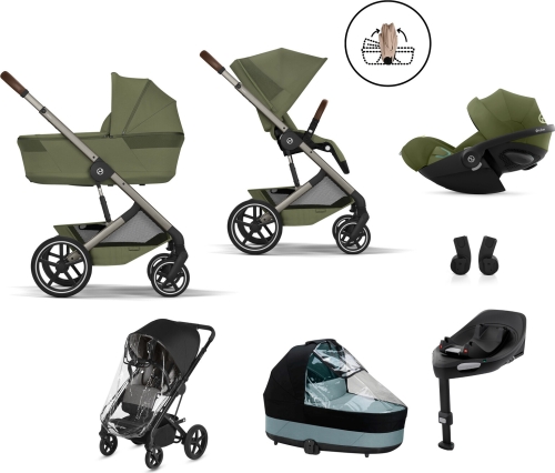 Cybex Gold Balios S Lux 3.0 FOLD PROMO XL Moss Green