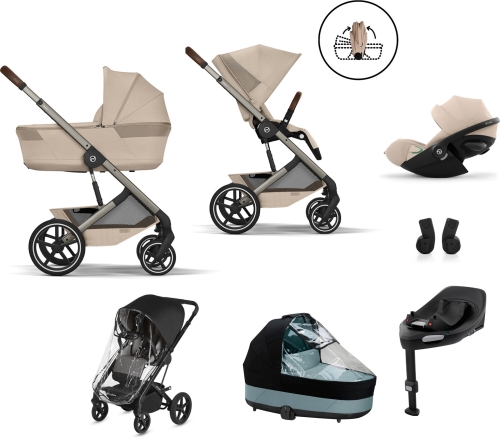 Cybex Gold Balios S Lux 3.0 FOLD PROMO XL Almond Beige