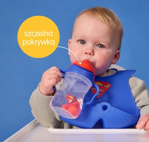 b.box Bidon ze słomką 240 ml Superman