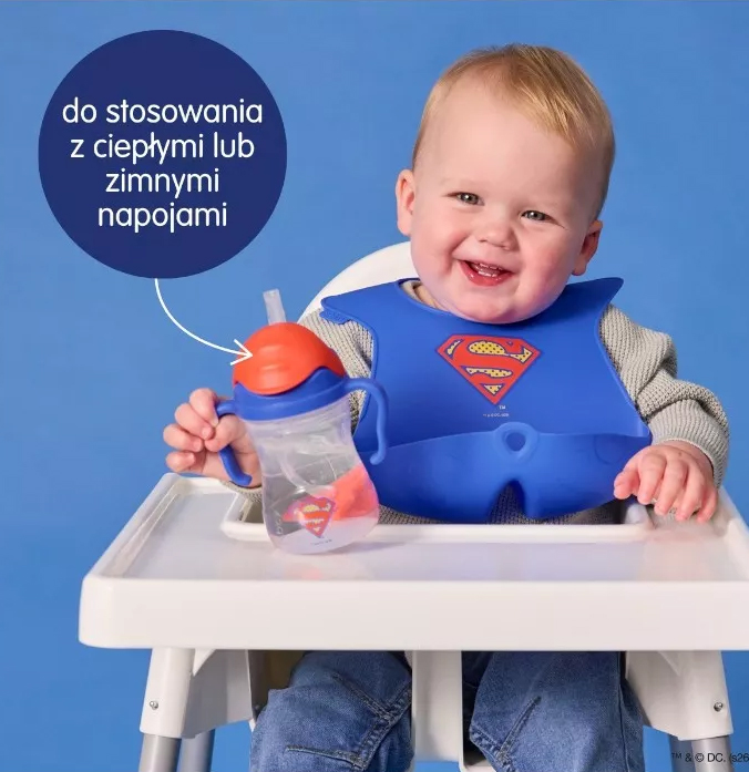 b.box Bidon ze słomką 240 ml Superman