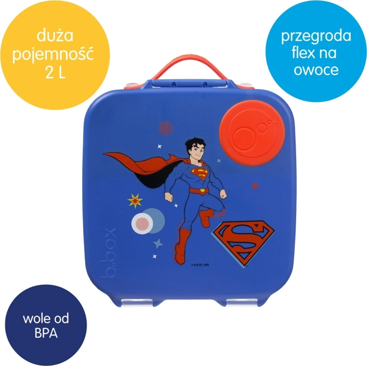 b.box Lunchbox Superman