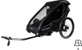 X-Lander Booster 2 PRO - podwójna, wielofunkcyjna przyczepka rowerowa 3w1, Outlet