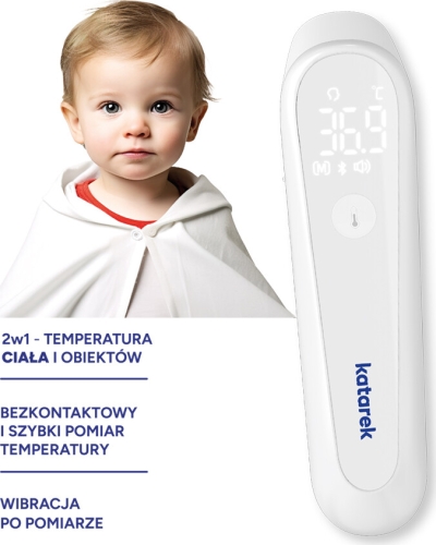 Katarek termometr do czoła na podczerwień DET-3019