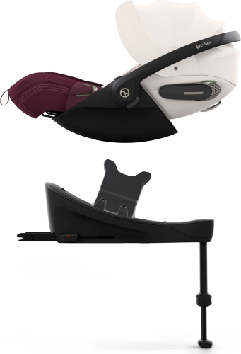 Cybex Platinium Cloud S + Baza Style Quartz Pink