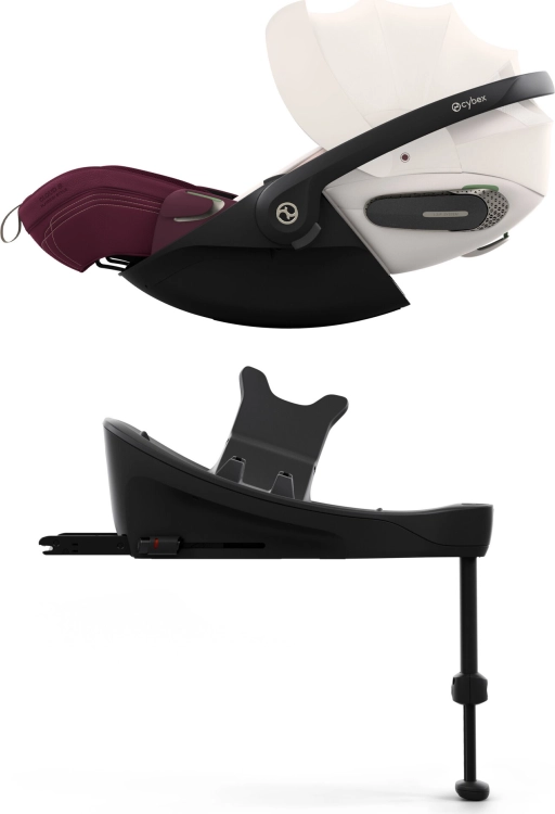 Cybex Platinium Cloud S + Baza Style Quartz Pink