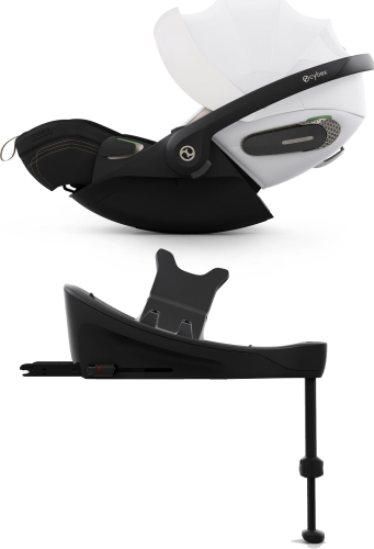 Cybex Platinium Cloud S + Baza Style Off White