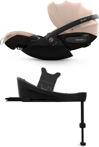 Cybex Platinium Cloud S + Baza Comfort Cozy Beige
