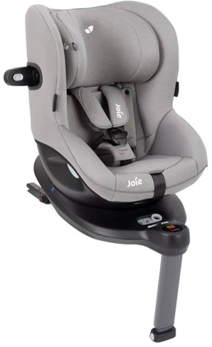 Joie i-Spin 360 E - obrotowy fotelik samochodowy i-Size ~9-18 kg | Grey Flannel