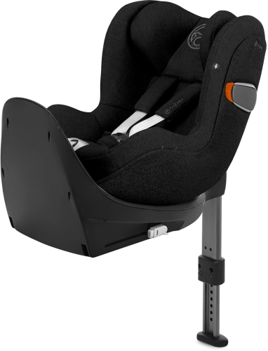Cybex Sirona Zi i-Size - obrotowy fotelik samochodowy ~0-18 kg | Plus Deep Black