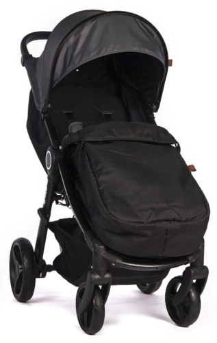 Petite&Mars Footmuff - pokrowiec na nóżki do wózka Street | Black