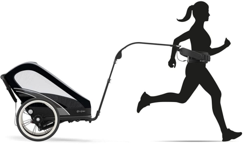 Cybex Sport ZENO Jogging Kit - zestaw biegowy do wózka | Black