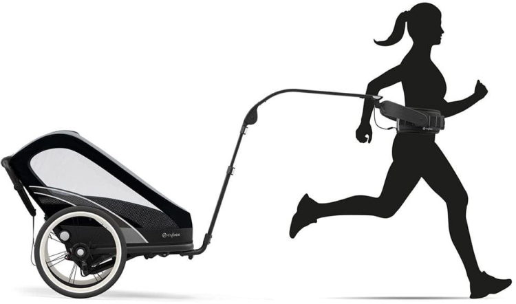 Cybex Sport ZENO Jogging Kit - zestaw biegowy do wózka | Black