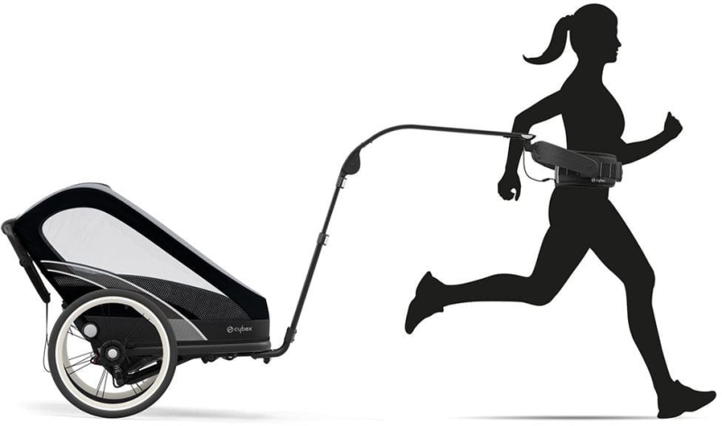 Cybex Sport ZENO Jogging Kit - zestaw biegowy do wózka | Black