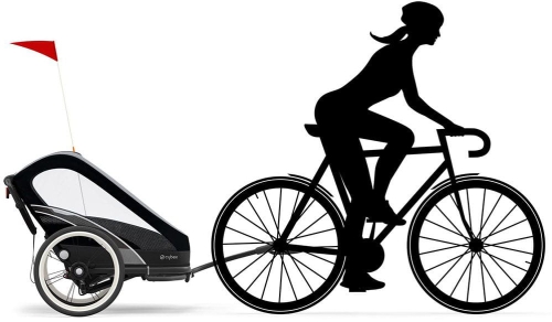 Cybex Sport Bike Set - zestaw rowerowy do przyczepki ZENO | Black