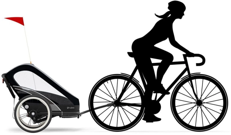 Cybex Sport Bike Set - zestaw rowerowy do przyczepki ZENO | Black