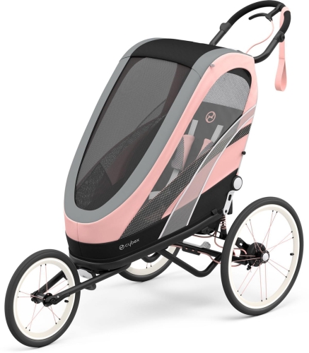 Cybex Sport Zeno 4w1 - wózek biegowy / przyczepka | Silver Pink