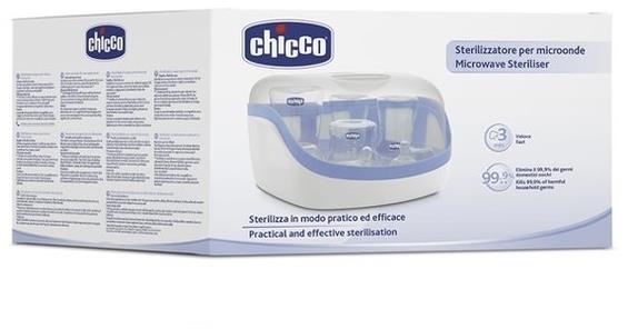 Chicco Sterylizator do kuchenki mikrofalowej | Biały