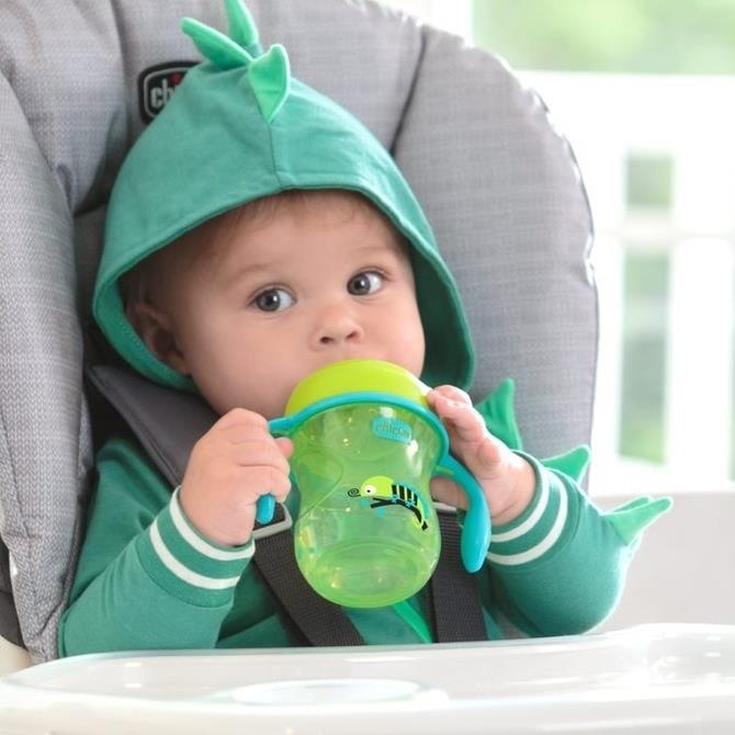 Chicco Kubek niekapek z ustnikiem 6m+ | Niebieski