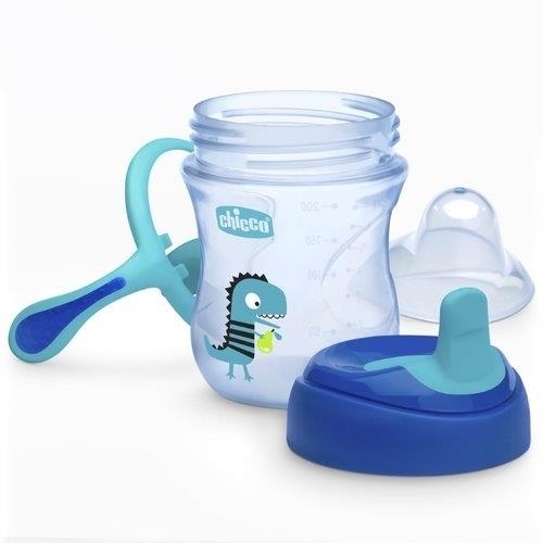 Chicco Kubek niekapek z ustnikiem 6m+ | Niebieski