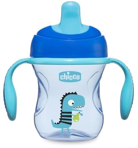 Chicco Kubek niekapek z ustnikiem 6m+ | Niebieski