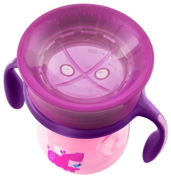 Chicco Kubek 360 do nauki picia 12m+ | Pink Elephant