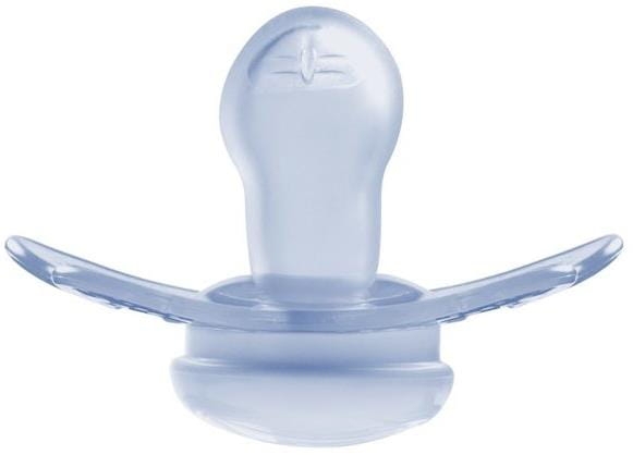 Chicco Smoczek Physio Micro silikonowy 0-2m 2szt | Niebieski