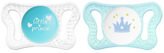 Chicco Smoczek Physio Micro silikonowy 0-2m 2szt | Niebieski