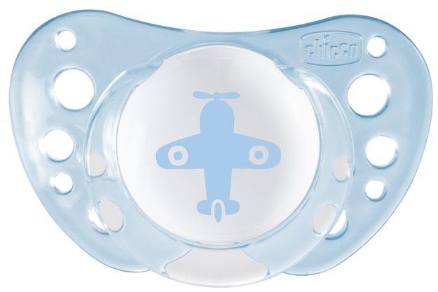 Chicco Smoczek Physio Air Silikonowy 0-6m 2szt | Niebieski