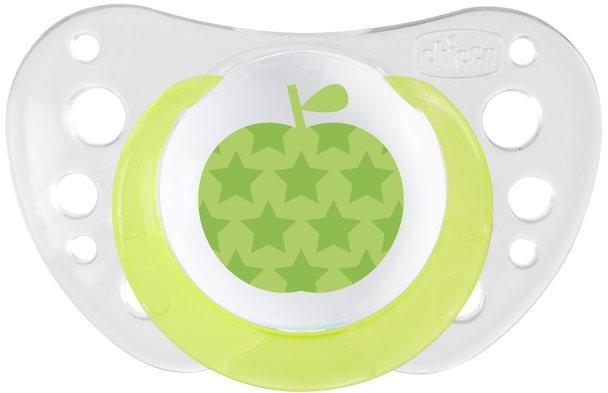 Chicco Smoczek Physio Air Silikonowy 6-16m 2szt | Niebieski