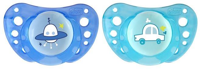 Chicco Smoczek Physio Air Silikonowy 16-36m 2szt | Niebieski