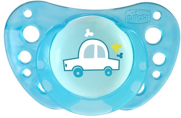 Chicco Smoczek Physio Air Silikonowy 16-36m 2szt | Niebieski