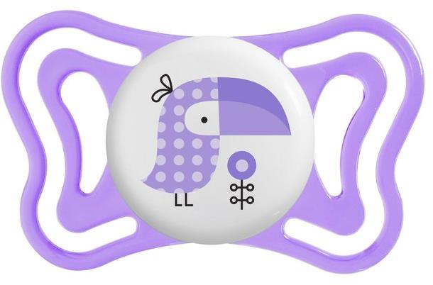 Chicco Smoczek Physio Light silikonowy 2-6m 2szt | Różowy