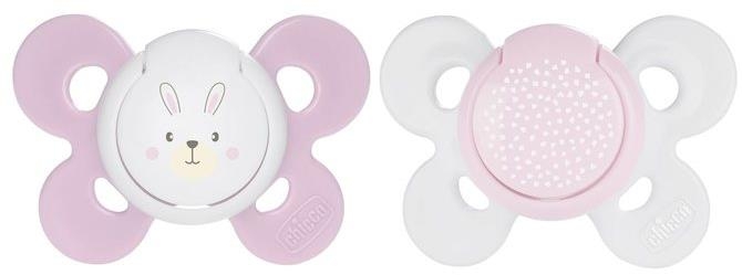 Chicco Smoczek Physio Comfort silikonowy 0-6m 1szt | Różowy