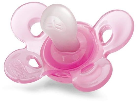 Chicco Smoczek Physio Comfort silikonowy 0-6m 1szt | Różowy