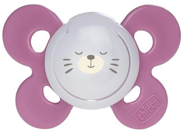 Chicco Smoczek Physio Comfort silikonowy 16-36m 1szt | Różowy