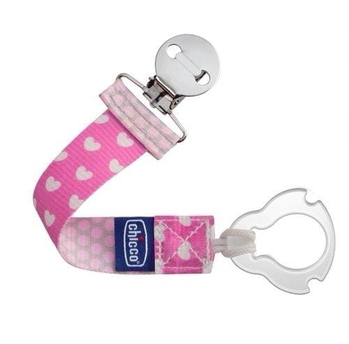 Chicco Tasiemka do smoczka | Różowa