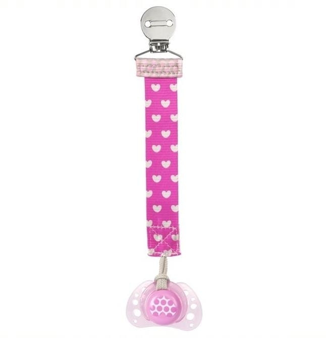 Chicco Tasiemka do smoczka | Różowa