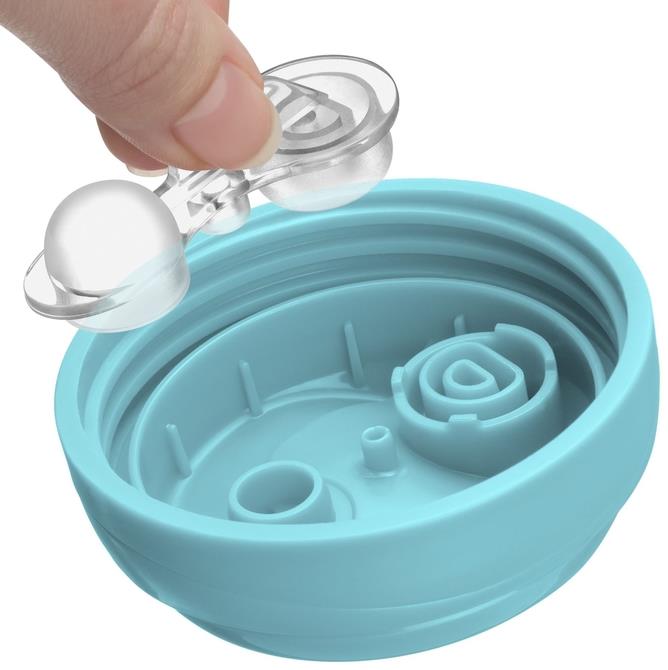Chicco Kubek niekapek z ustnikiem w kształcie słomki 12 m+ | Różowy